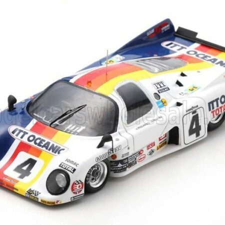 SPARK-MODEL 1/43 RONDEAU | M379 3.0L V8 TEAM J.RONDEAU N 4 24h LE MANS 1979 JEAN PIERRE BELTOISE - HENRI PESCAROLO | WHITE RED BLUE