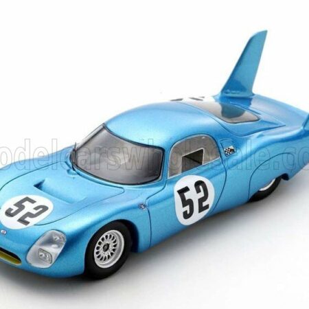 SPARK-MODEL 1/43 PEUGEOT | CD SP66  TEAM S.E.C. AUTOMOBILES N 52 24h LE MANS 1967 DENNIS DAYAN - CLAUDE BALLOT LENA | LIGHT BLUE