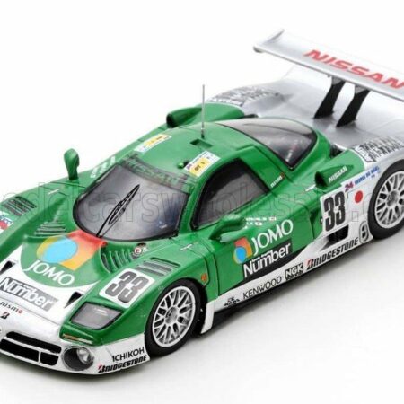 SPARK-MODEL 1/43 NISSAN | R390 GT1 3.5L TURBO TEAM NISSAN MOTORSPORT N 33 24h LE MANS 1998 S.MOTOYAMA - M.KAGEYAMA - T.KUROSAWA | GREEN WHITE