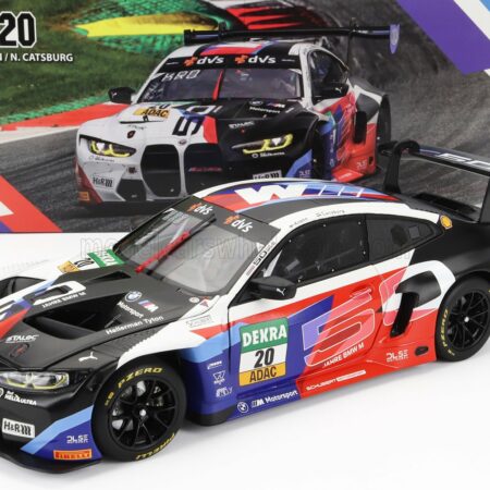 MINICHAMPS 1/18 BMW | 4-SERIES M4 GT3 TEAM SCHUBERT MOTORSPORT N 20 2nd RED BULL RING ADAC GT MASTERS 2022 JESSE KROHN - NICKY CATSBURG | WHITE BLACK RED BLUE