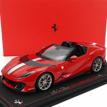 BBR-MODELS 1/18 FERRARI | 812 COMPETIZIONE A SPIDER 2022 - CON VETRINA - WITH SHOWCASE | ROSSO CORSA 322 - RED