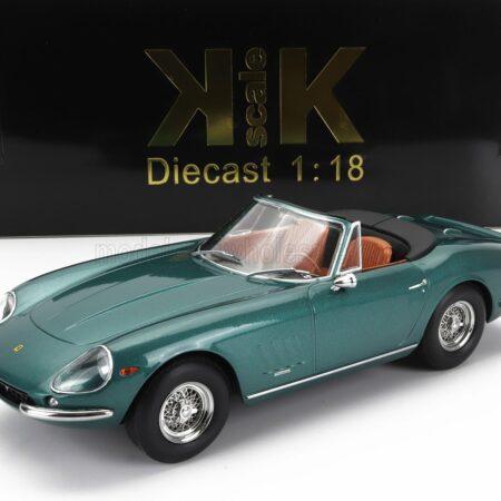 KK-SCALE 1/18 FERRARI | 275 GTB/4 NART SPIDER 1967 | GREEN MET