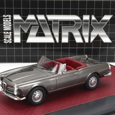 MATRIX SCALE MODELS 1/43 ALFA ROMEO | 2600 SPIDER CABRIOLET OPEN 1962 | GREY MET