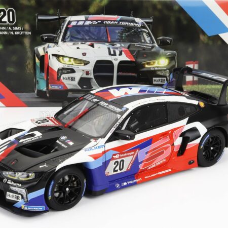 MINICHAMPS 1/18 BMW | 4-SERIES M4 GT3 TEAM SCHUBERT MOTORSPORT N 20 24h NURBURGRING 2022 JESSE KROHN - ALEXANDER SIMS - JENS KLINGMANN - NIKLAS KRUTTEN | WHITE BLACK RED BLUE