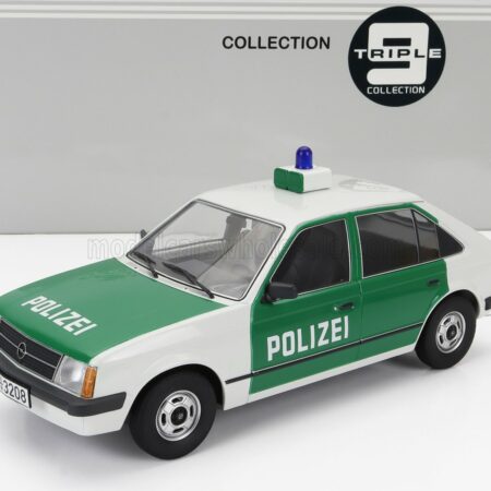 TRIPLE9 1/18 OPEL | KADETT D POLIZEI POLICE 1984 | WHITE GREEN