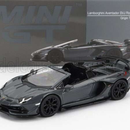 TRUESCALE 1/64 LAMBORGHINI | AVENTADOR SVJ ROADSTER RHD 2018 | GREY