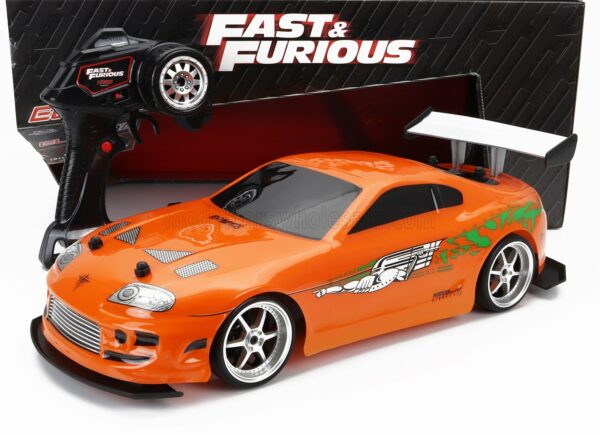 JADA 1/10 TOYOTA | BRIAN'S SUPRA MKIV 1995 - PAUL WALKER - FAST & FURIOUS | ORANGE