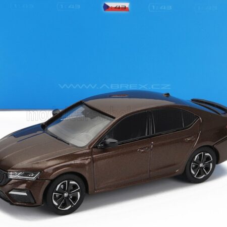 ABREX 1/43 SKODA | OCTAVIA IV RS 2020 | BROWN MET