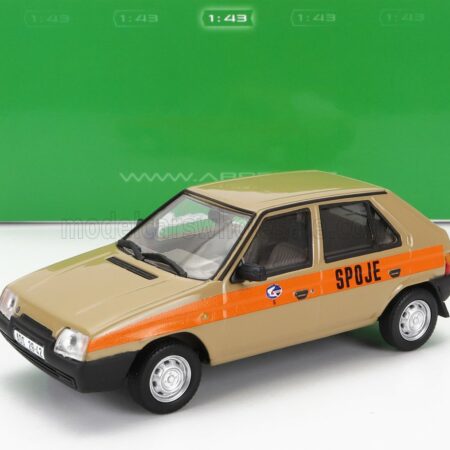 ABREX 1/43 SKODA | FAVORIT 136L SPOJE PRAHA 1988 | LIGHT BROWN