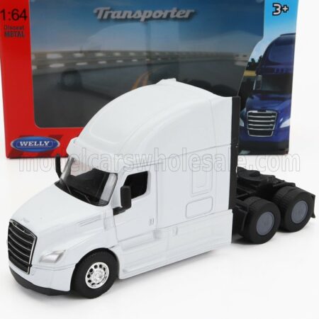 WELLY 1/64 FREIGHTLINER | CASCADIA TRACTOR TRUCK 3-ASSI 2015 | WHITE