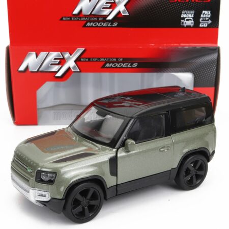 WELLY 1/34 LAND ROVER | NEW DEFENDER 110 2020 | GREEN BLACK