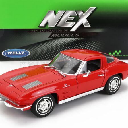 WELLY 1/24 CHEVROLET | CORVETTE 1963 | RED