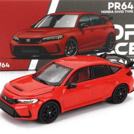 POP-RACE-LIMITED 1/64 HONDA | CIVIC TYPE-R (FL5) 2020 | RED