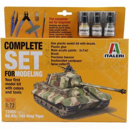 ITALERI 1/72 TANK | SD. KFZ. 182 KING TIGER MILITARY 1945 | /