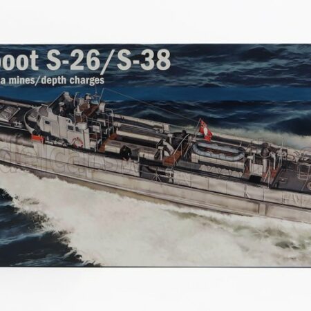 ITALERI 1/35 BOAT | S-BOOT S-26/S-38 MOTOSILURANTE NAVY MILITARY 1945 - Lungh.LENGHT cm 99.9 | /