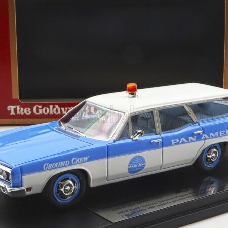 GOLDVARG 1/43 FORD USA | GALAXIE SW STATION WAGON PAN AMERICA AIRWAYS 1970 | WHITE LIGHT BLUE