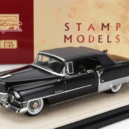 STAMP-MODELS 1/43 CADILLAC | ELDORADO CONVERTIBLE CLOSED 1954 | BLACK