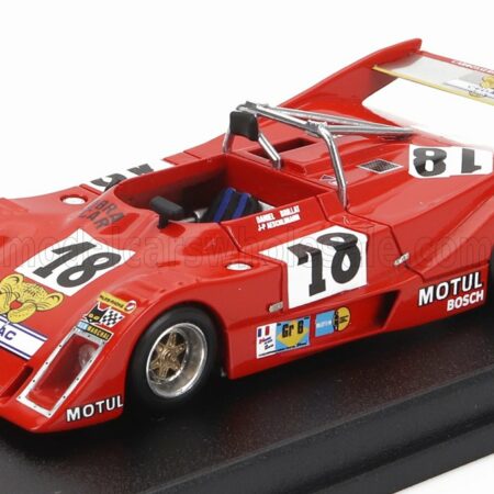 TROFEU 1/43 CHEETAH | G601 TEAM ECURIE CEDAC SUISSE N 18 24h LE MANS 1979 DANIEL BRILLANT - JEAN PIERRE AESCHLIMANN | RED