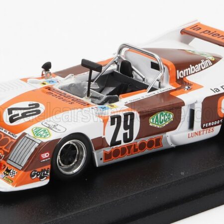 TROFEU 1/43 CHEVRON | B36B SIMCA 2.0L S4 TEAM SOCIETE RACING N 29 24h LE MANS 1978 MICHEL DUBOIS - DANIEL GACHE - JULIEN SANCHEZ | WHITE ORANGE BROWN