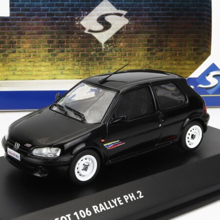 SOLIDO 1/43 PEUGEOT | 106 RALLY PHEASE 2 2001 | BLACK