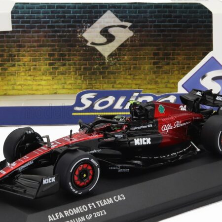 SOLIDO 1/43 ALFA ROMEO | F1  C43 TEAM STAKE N 24 AUSTRALIAN GP 2023 GUANYU ZHOU | BLACK RED