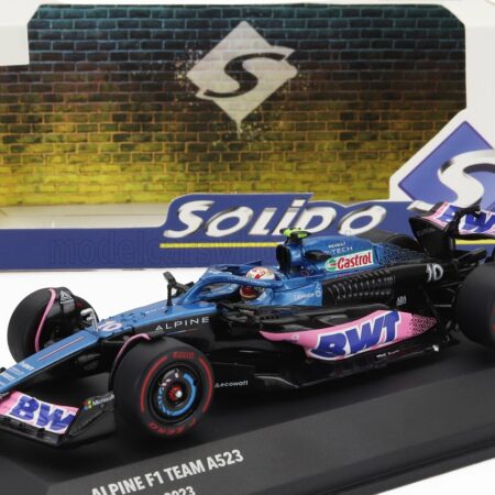 SOLIDO 1/43 ALPINE | F1  A523 TEAM BWT ALPINE N 10 3rd DUTCH GP 2023 PIERRE GASLY | BLUE PINK