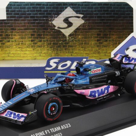 SOLIDO 1/43 ALPINE | F1  A523 TEAM BWT ALPINE N 31 3rd MONACO GP 2023 ESTEBAN OCON | BLUE PINK