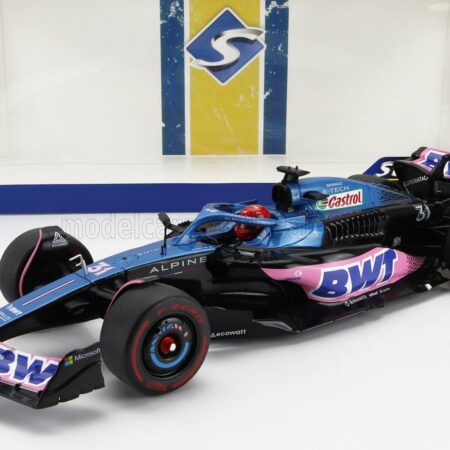 SOLIDO 1/18 ALPINE | F1  A523 TEAM BWT ALPINE N 31 3rd MONACO GP 2023 ESTEBAN OCON | BLUE PINK