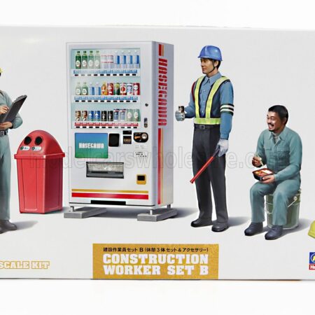 HASEGAWA 1/35 ACCESSORIES | CONSTRUCTION WORKER SET B | /