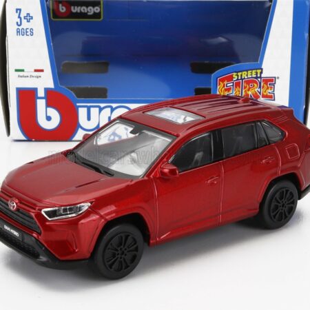 BURAGO 1/43 TOYOTA | RAV4 2022 | RED MET