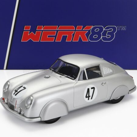 WERK83 1/18 PORSCHE | 356 SL COUPE TEAM PORSCHE K.G. N 47 24h LE MANS 1951 RUDOLF SAUERWEIN - ROBERT BRUNET | SILVER