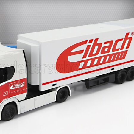 BURAGO 1/43 SCANIA | S770 V8 TRUCK EIBACH 2021 | WHITE RED