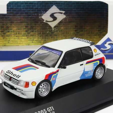 SOLIDO 1/43 PEUGEOT | 205 GTi DIMMA RALLY TRIBUTE 1992 | WHITE