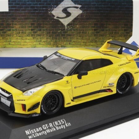 SOLIDO 1/43 NISSAN | GT-R (R35) LB WORKS SILHOUETTE COUPE 2019 | YELLOW BLACK