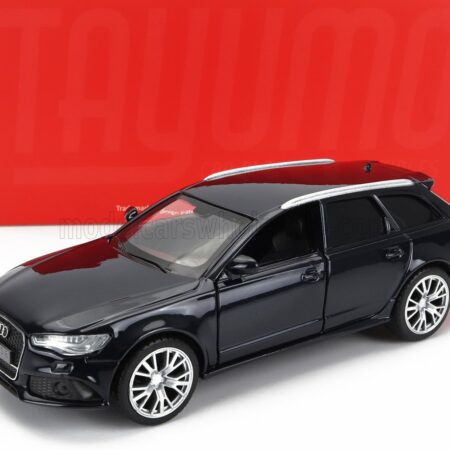 TAYUMO 1/36 AUDI | A6 RS6 AVANT SW STATION WAGON 2017 | BLUE MET