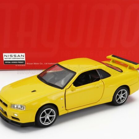 TAYUMO 1/36 NISSAN | GT-R (R34) COUPE V-SPEC II 1999 | YELLOW