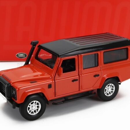 TAYUMO 1/36 LAND ROVER | DEFENDER 110 STATION WAGON 1999 | ORANGE BLACK