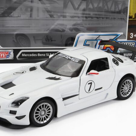 MOTOR-MAX 1/24 MERCEDES BENZ | SLS AMG GT3 N 7 2010 | WHITE