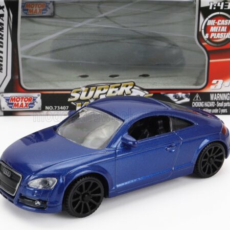 MOTOR-MAX 1/43 AUDI | TT COUPE 2007 | BLUE