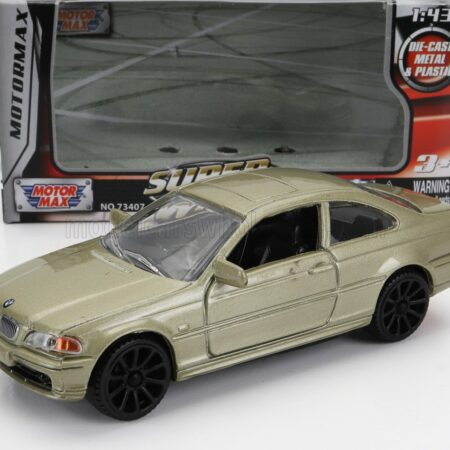 MOTOR-MAX 1/43 BMW | 3-SERIES 328Ci COUPE 1999 | CHAMPAGNE