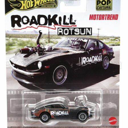 MATTEL HOT WHEELS 1/64 DATSUN | 240Z COUPE 1971 - ROTSUN ROADKILL | BLACK RUST