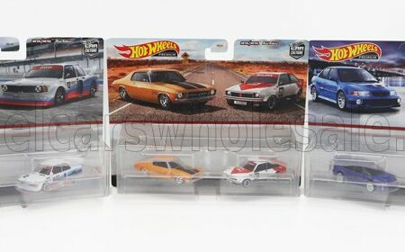 MATTEL HOT WHEELS 1/64 HOLDEN | 2X MONARO GTS 1973 & TORANA A9X 1977 + 3X BMW 3-SERIES 320 Gr.5 & BMW 3.0 CSL 1973 + 3X MITSUBISHI ECLIPSE 1995 & LANCER EVO VI 1995 | VARIOUS