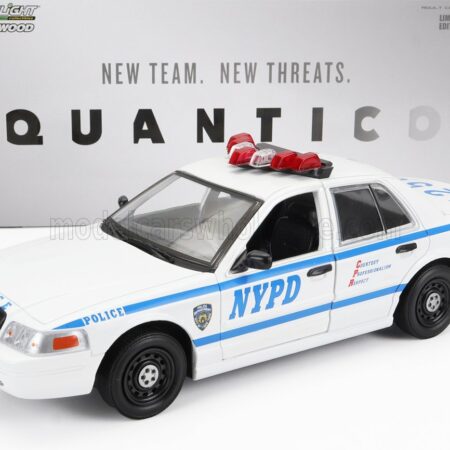 GREENLIGHT 1/24 FORD USA | CROWN VICTORIA POLICE INTERCEPTOR ATLANTA POLICE 2009 - BABY DRIVE | WHITE