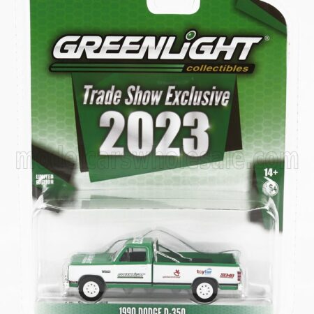 GREENLIGHT 1/64 DODGE | RAM D-350 PICK-UP GREENLIGHT TRADE SHOW EXCLUSIVE 2023 | GREEN SILVER