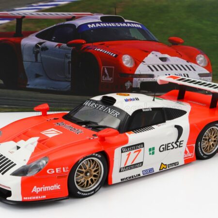 WERK83 1/18 PORSCHE | 911 3.2L GT1 EVO TEAM  N 17 FIA GT CHAMPIONSHIP 1997 EMMANUEL COLLARD - MAURO BALDI | RED WHITE