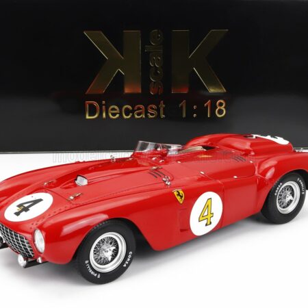 KK-SCALE 1/18 FERRARI | 375 PLUS 5.0L V12 SPIDER TEAM SCUDERIA FERRARI N 4 WINNER 24h LE MANS 1954 MAURICE TRINTIGNANT - JOSE FROILAN GONZALES | RED