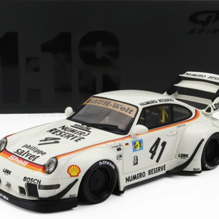 GT-SPIRIT 1/18 PORSCHE | 911 993 RWB BODYKIT KATO-SAN N 41 RACING 1993 | WHITE