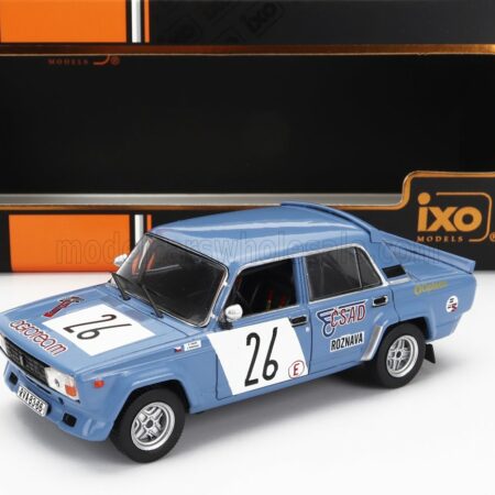 IXO-MODELS 1/43 LADA FIAT | 2105 VFTS N 26 RALLY PRIBRAM 1986 JAN RAKOTTYAI - EMIL SLAVIK | LIGHT BLUE