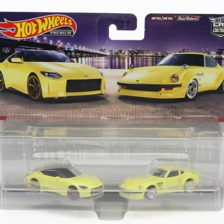 MATTEL HOT WHEELS 1/64 NISSAN | SET 2X Z PROTO 2021 + FAIRLADY Z 1970 | YELLOW BLACK