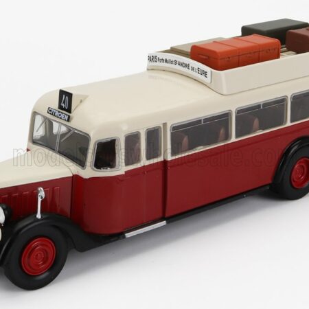 EDICOLA 1/43 CITROEN | T45 AUTOBUS PARIS FRANCE 1939 | RED WHITE